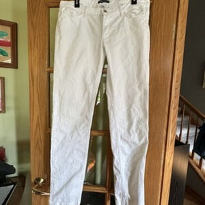 Dolce & Gabbana Milano Italia White Denim Jeans Size 48/31Luxury Designer